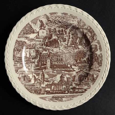 State Plate Arizona - No Box-Arizona 1-Brown Swirl