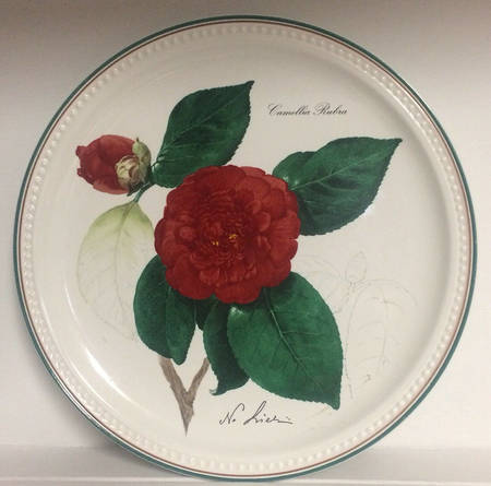 Villeroy & Boch Plate Camellia Rubra Plate 1985 - No Box