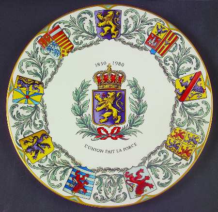 Villeroy & Boch Plate L"Union Fait La Force - No Box