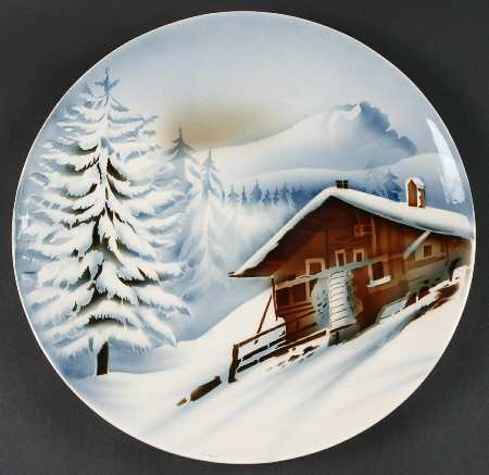 Villeroy & Boch Plate House In Snow - No Box