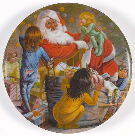The Santa Series By Gregory Perillo Santa's Joy - With Box