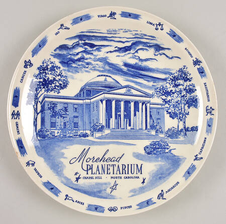 Vernon Kilns Plate Morehead Planetarium - No Box