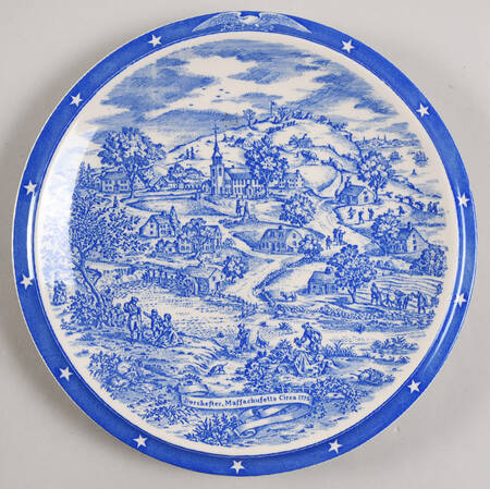 Vernon Kilns Plate Walter Baker & Co - No Box
