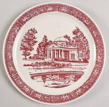 Vernon Kilns Plate Monticello - No Box