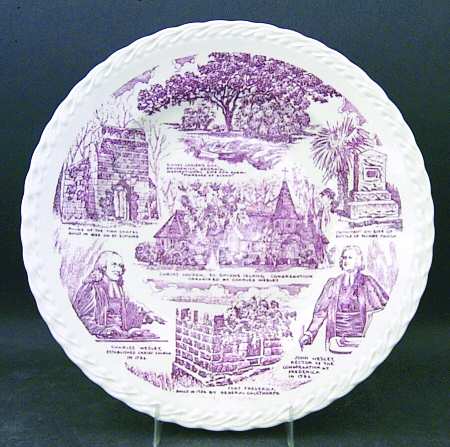 Vernon Kilns Plate Brunswick & St. Simons Island Georgia - No Box