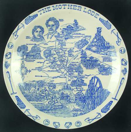 Vernon Kilns Plate The Motherlode - No Box