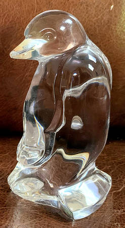 Val St. Lambert Figurines Penguin-Head Up - No Box