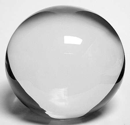 Val St. Lambert Figurines Sphere Plain - No Box