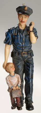 Blue Hats of Bravery Beyond The Call-Ornament - Boxed