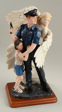 Blue Hats of Bravery The Shield Of An Angel - Boxed
