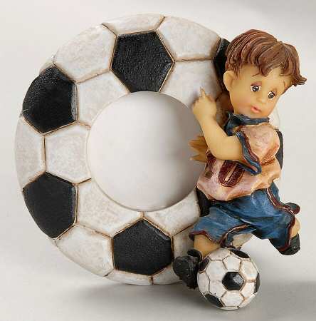 Sweet Cakes Soccer Player Picture Frame - Boxed