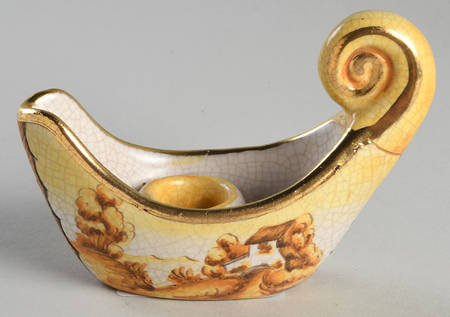 Veneto Flair Candleholder Yellow - Boxed