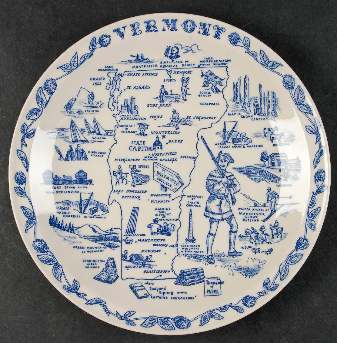 State Map Plate Vermont - Vermont, No Box
