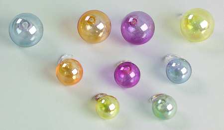 Vietri Crystal Christmas Ornament Set Of Nine Mini Ornaments - No Box