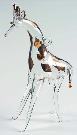 Vietri Crystal Christmas Ornament Giraffe - No Box