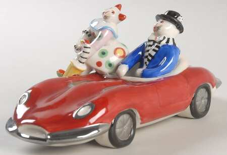 Benedikt Cats Automobile Oldtimer-Red - Boxed