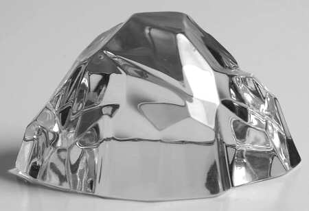 Val St Lambert Paperweight Rock - No Box