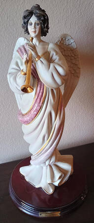 Vittorio Sabadin Capodimonte Figurines Angel With Trumpet - Boxed