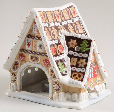 Christmas Toys Gingerbread House W/Musical Clock - Boxed