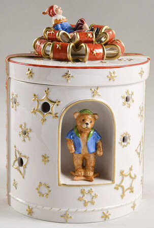 Christmas Toys Christmas Present Candle Holder  - Boxed