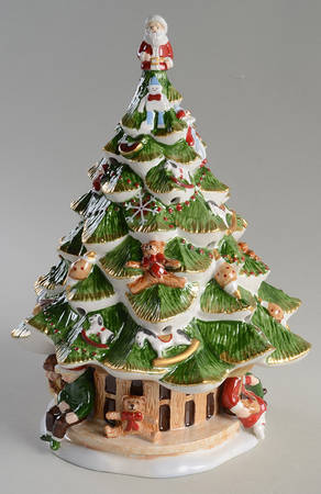Christmas Toys Memories Large Christmas Tree With Children - Boxed