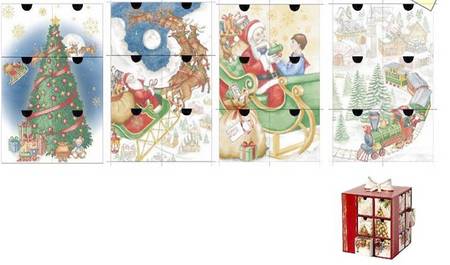 Christmas Toys Memories Advent Calendar - North Pole Express - Boxed