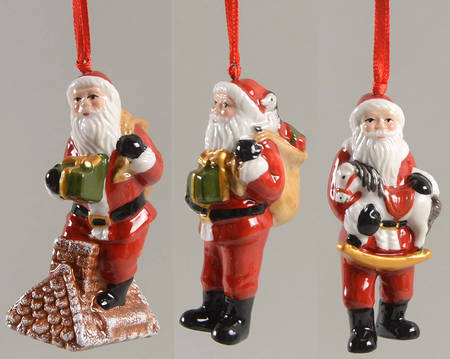 Nostalgic Ornaments Santa Claus Orn S/3 - Boxed