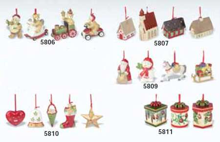 Nostalgic Ornaments Teddy Bear Ornaments, Set Of 4 - With Box