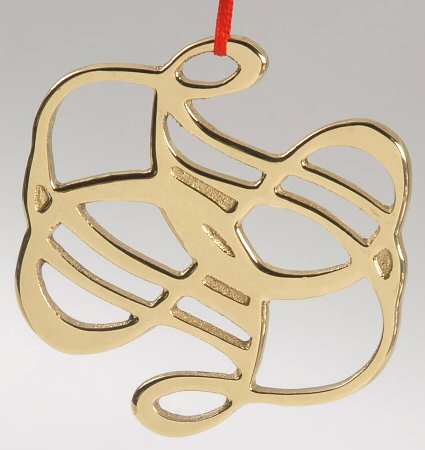 Virginia Metalcrafters Ornaments Charles Ii Cypher - Boxed