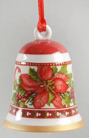 My Christmas Tree Poinsettia Bell - With Box