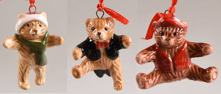 My Christmas Tree Trio Of Teddy's - Boxed