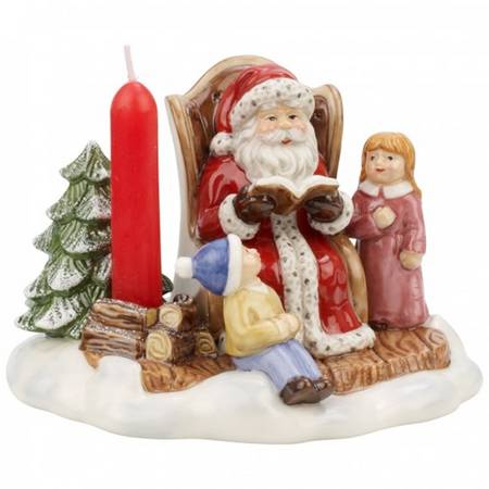 Fairytale Park Santa With Book - Boxed