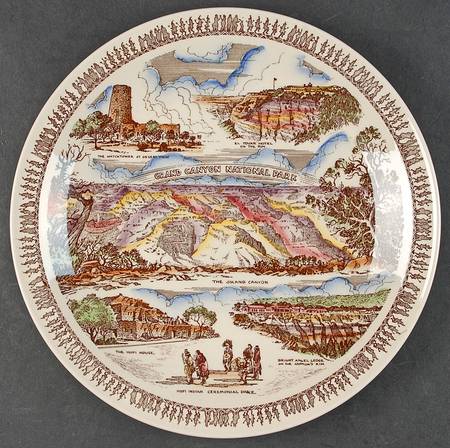 Parks Plates Grand Canyon National Park - No Box-Arizona Motif 1 Multi