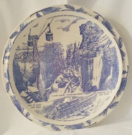 Parks Plates Franconia Notch State Park-New Hampshire - No Box-New Hampshire Motif 1