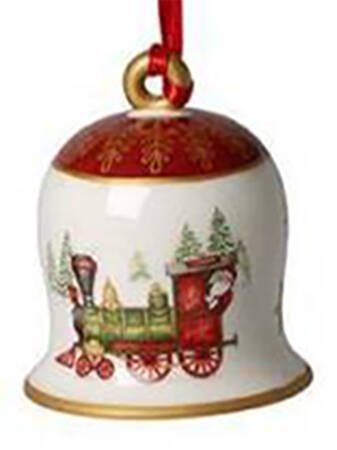 Annual Christmas Bell Ornament Train - With Box Bx2017