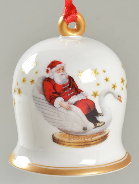 Annual Christmas Bell Ornament Bell 2024 - With Box Bx2024