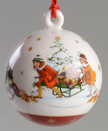 Annual Christmas Ball Ornament Ball 2021 - With Box Bx2021