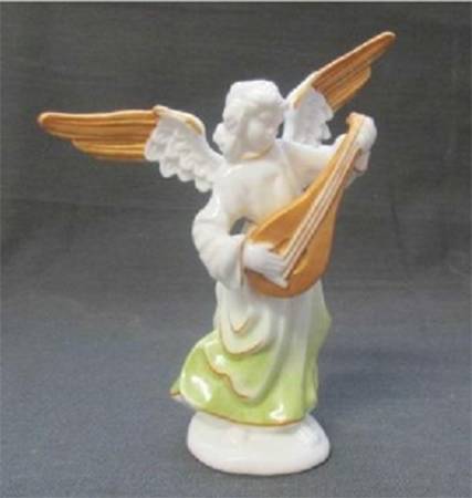 Christmas Angels Angel With Lute  - Boxed