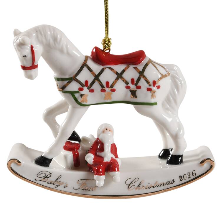 Christmas Classics Rocking Horse-Baby's 1st Christmas - Boxed