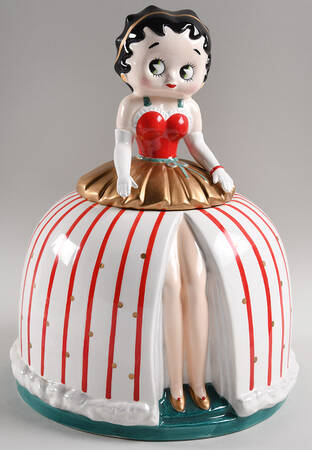 Cookie Jars Betty Boop Holiday Dress - Boxed