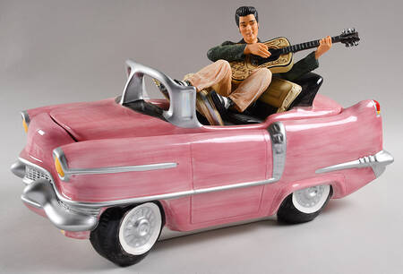 Cookie Jars Elvis Car - Boxed