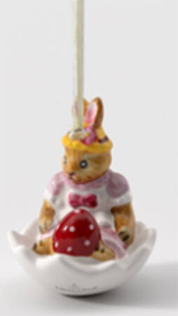 Bunny Tales Ornaments Anna In Eggshell - No Box