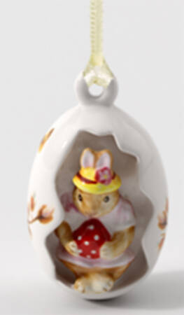 Bunny Tales Ornaments Anna In Egg - No Box