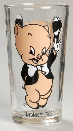 Looney Tunes 1973 Porky Pig-12 Oz - No Box 4h