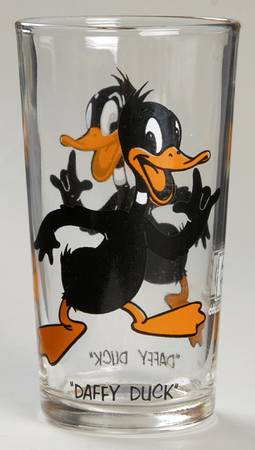 Looney Tunes 1973 Daffy Duck-12 Oz - No Box 2h