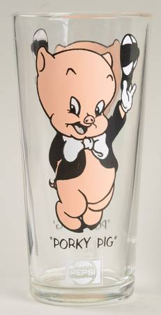 Looney Tunes 1973 Porky Pig-16 Oz - No Box