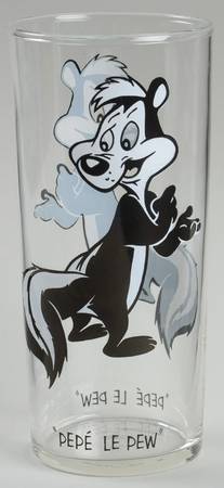 Looney Tunes 1973 Pepe Le Pew-16 Oz - No Box