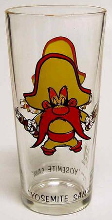 Looney Tunes 1973 Yosemite Sam-16 Oz - No Box