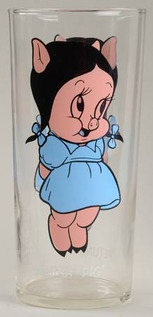 Looney Tunes 1973 Petunia Pig-16 Oz - No Box 13e