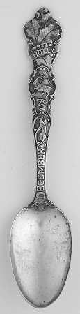 Birthday Zodiac Spoons December-Capricorn-Holly - No Box